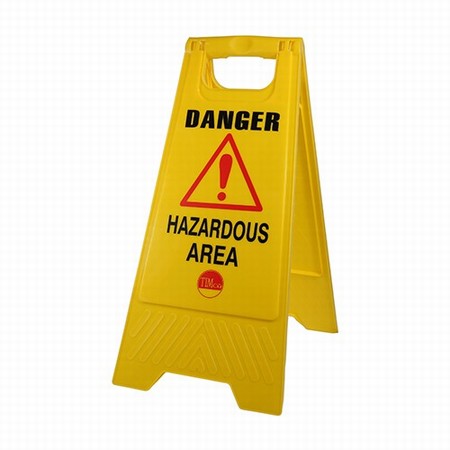 747246.jpg A Frame Sign - Hazardous Area 610x300x30mm - Image 1