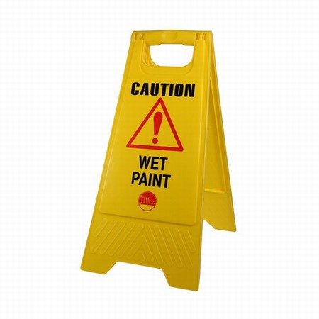 747654.jpg A Frame Sign - Wet Paint 610x300x30mm - Image 1