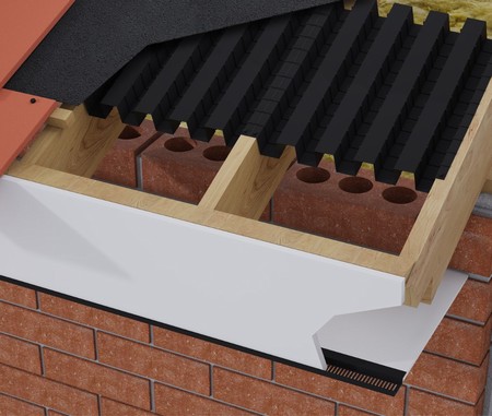 1121-Roll-Form-Eaves-Vent.jpg Timloc Rafter Roll Black 800mm x 6mtr - Image 1