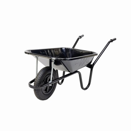 Black_Contractor_85L_PW-1.jpg Walsall Contractor Wheelbarrow Black 85ltr - Image 1
