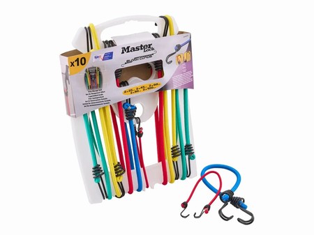 XMS26BUNGEE.webp Masterlock 10 Piece Bungee Set - Image 1