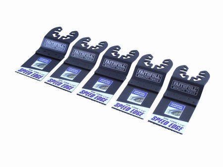 XMS26MULTI5.webp Faithfull 5 Piece Multi-Tool Blade Set - Image 1