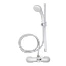 Croydex Bath Shower Mixer Set White