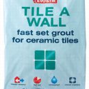 Evo-Stik Fast Set Waterproof Tile Grout White 1.5kg