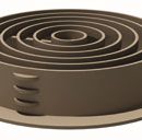 Timloc Circular Soffit Vent Brown