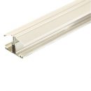 Corotherm Rafter Glazing Bar Cap, Base & End Cap White 3.0mtr