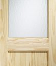 2XG Clear Pine External Door with Flemish Glass