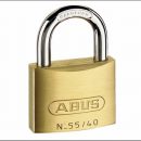 Abus 55/40 Brass Padlock Twin Pack Keyed Alike