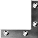 Corner Plate (324) Zinc Plated 125mm