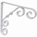 Scroll Bracket White 15 x 15cm