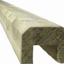 Rebated Capping Rail Flat 38x50mm x 3.6mtr