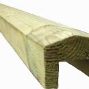 Rebated Capping Rail Pointed 38x50mm x 3.6mtr