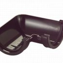 Roundstyle Gutter Angle 90deg Black