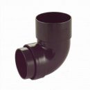 Roundstyle Downpipe Bend 92.5deg Black