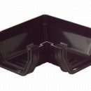 Squarestyle Gutter Angle 90deg Black