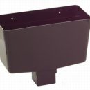 Squarestyle Rainwater Head Brown