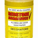 Redstone Decorators Yellow Abrasive Paper P40 x 5mtr