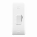 BG Round Edge Architrave Switch 1 Gang 2 Way