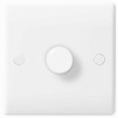 BG Round Edge Push Dimmer 1 Gang 2 Way