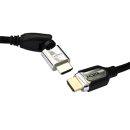 Ross High Performance Angled & Adjustable HDMI Cable 2.0mtr