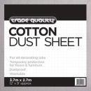 Prodec Contractor Cotton Twill Dust Sheet 3.6 x 2.7mtr