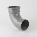 Soil Pipe Single Socket Bend 92.5deg Grey 110mm