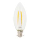 Luceco Filament LED Candle BC 2700K 4 watt