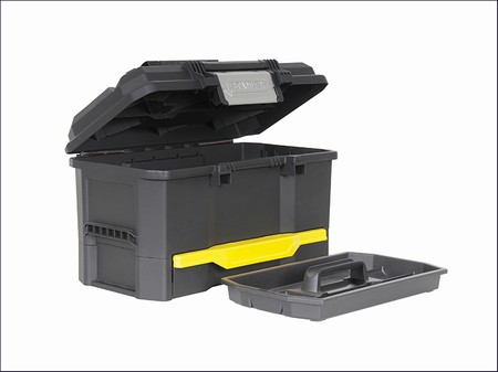 Stanley Toolbox With Touch Latch Drawer 19in Totem Timber