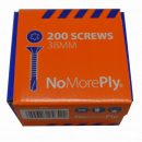 No More Ply Self Drilling & Countersunk TORX Screws 38mm (200)