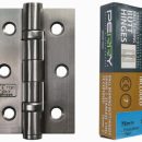 Ball Bearing Hinge Satin St/Steel Grade 7 – 75mm (pr)