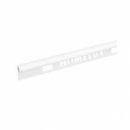 Trade PVC Round Edge Tile Trim White 6mm x 2.44mtr