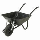 Walsall Easiload Wheelbarrow Black with Puncture Proof Tyre