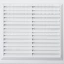 Map Louvre Vent with Flyscreen White 229 x 229mm
