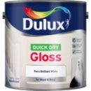 Dulux Retail Quick Drying Gloss Pure Brilliant White 2.5ltr