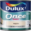 Dulux Once Gloss Pure Brilliant White 2.5ltr
