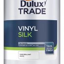 Dulux Trade Vinyl Silk Pure Brilliant White 2.5ltr