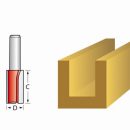 Faithfull Router Bit TCT Two Flute 12.7x25mm 1/4in Shank