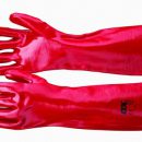 OX Red PVC Gauntlets – Size 10 (XL)