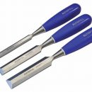 Faithfull Blue Bevel Edge Chisel Set of 3