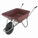 Walsall Shire Polypropylene Wheelbarrow Burgundy 90ltr