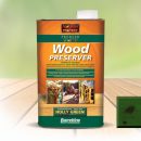 Barrettine Wood Preserver Holly Green 1ltr