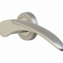 Horizon Oria Lever Handles Round Rose PNSN