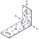 BAT Angle Bracket Heavy Duty 150x90x60mm