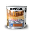 Ronseal Diamond Hard Floor Varnish White Wash 2.5ltr