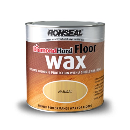 Ronseal Diamond Hard Floor Wax Natural Oak 2 5ltr Totem Timber
