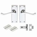 Carlisle Contract Victorian Scroll Latch Pack CP