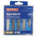 Faithfull Jigsaw Blade Set Assorted (10)