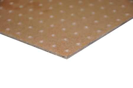 Perforated Hardboard 25mm Centres 2440x1220x6 4mm Totem Timber