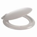 Celmac Sonata Toilet Seat & Cover S/Steel Hinge White