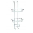 Croydex Stainless Steel Wire Over-Hook 3 Tier Basket